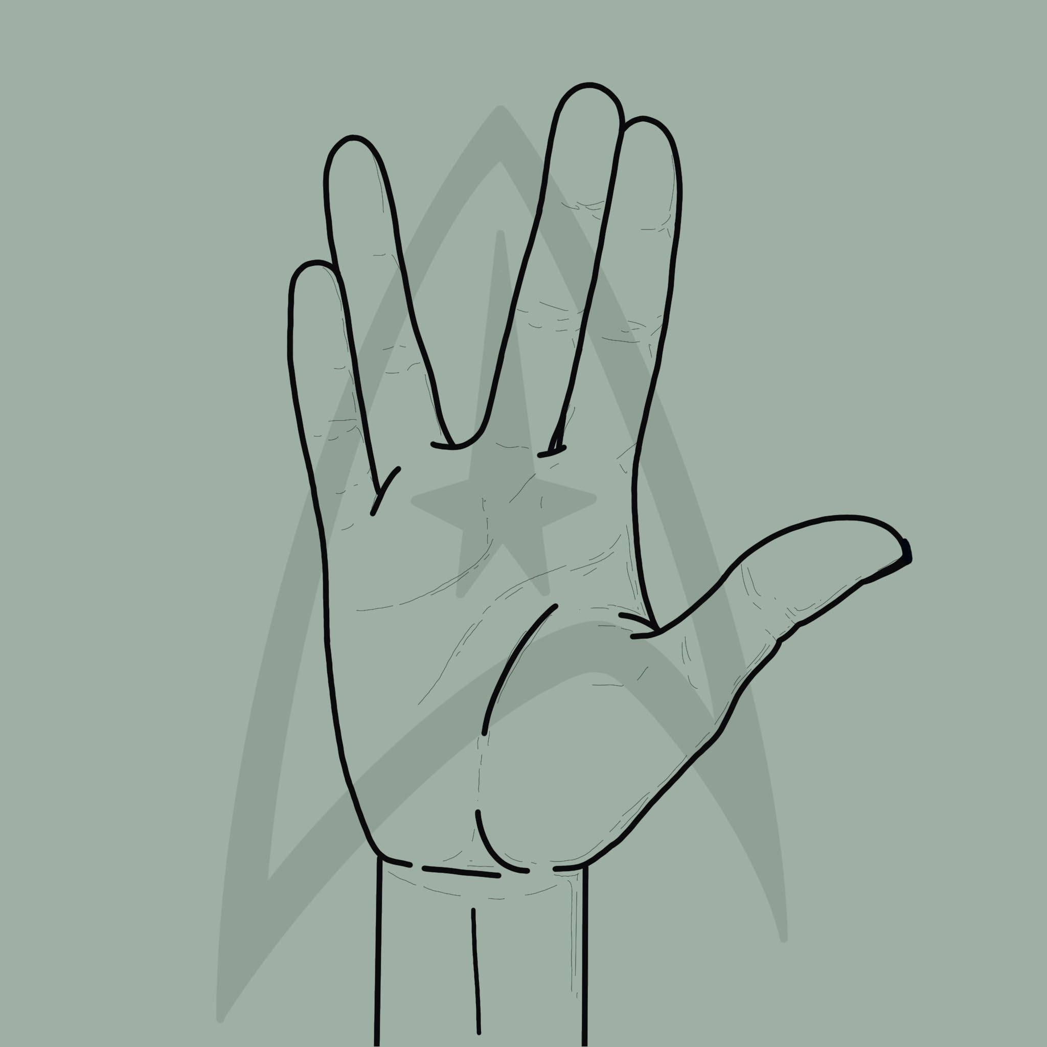 Rock, paper, scissors, lizard, spock logo